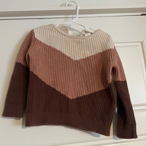 $15 ADD ON H&M (VGUC) | organic‎ cotton Colorblock sweater HTF - Picture 1 of 3
